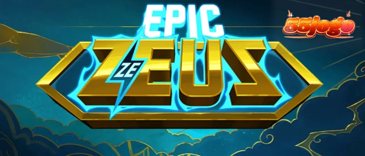 Epic Ze Zeus slot machine interface com tema de mitologia grega e raios